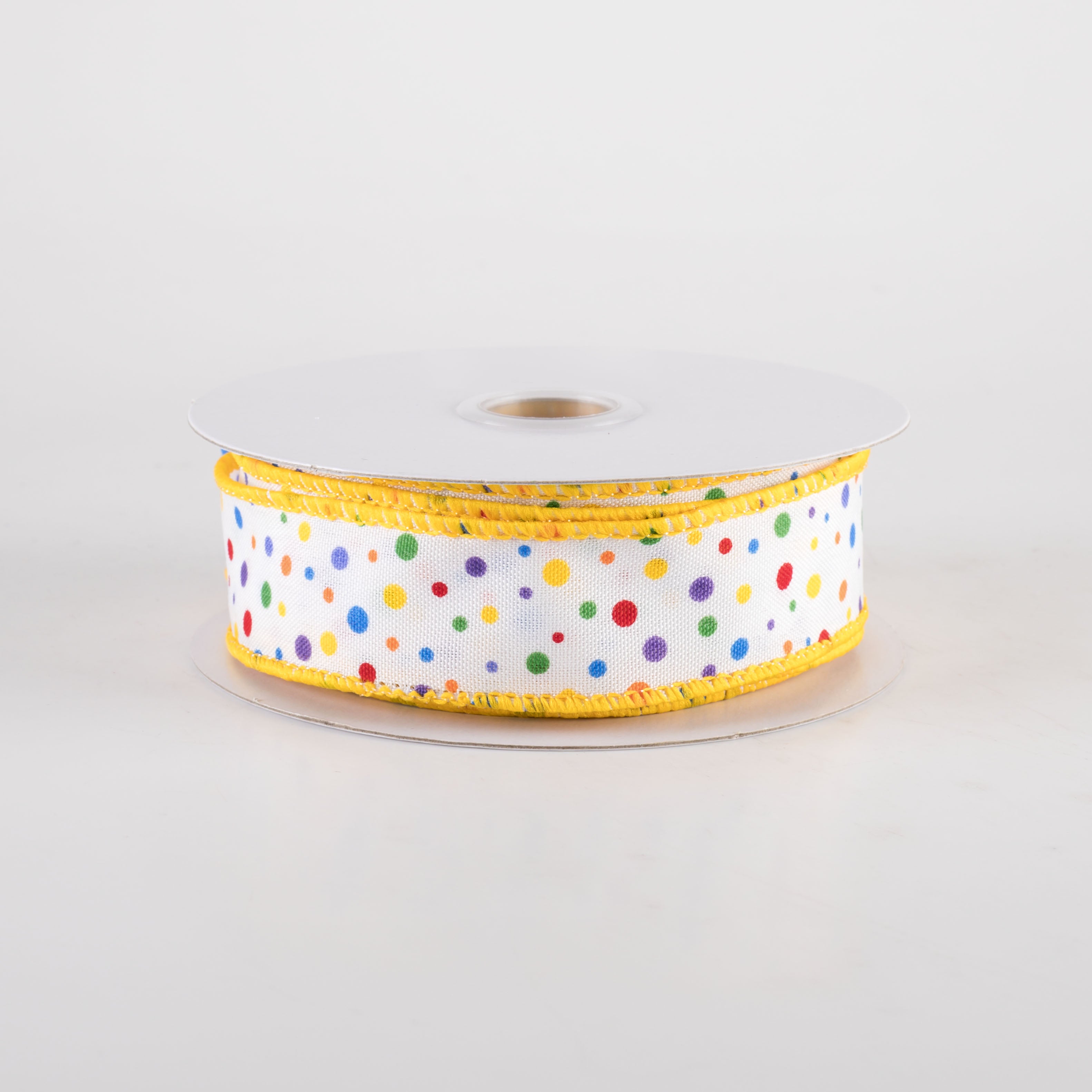 7/8" Rainbow Multi Mini Dot Ribbon (10 Yards) Item Number: RGF746827