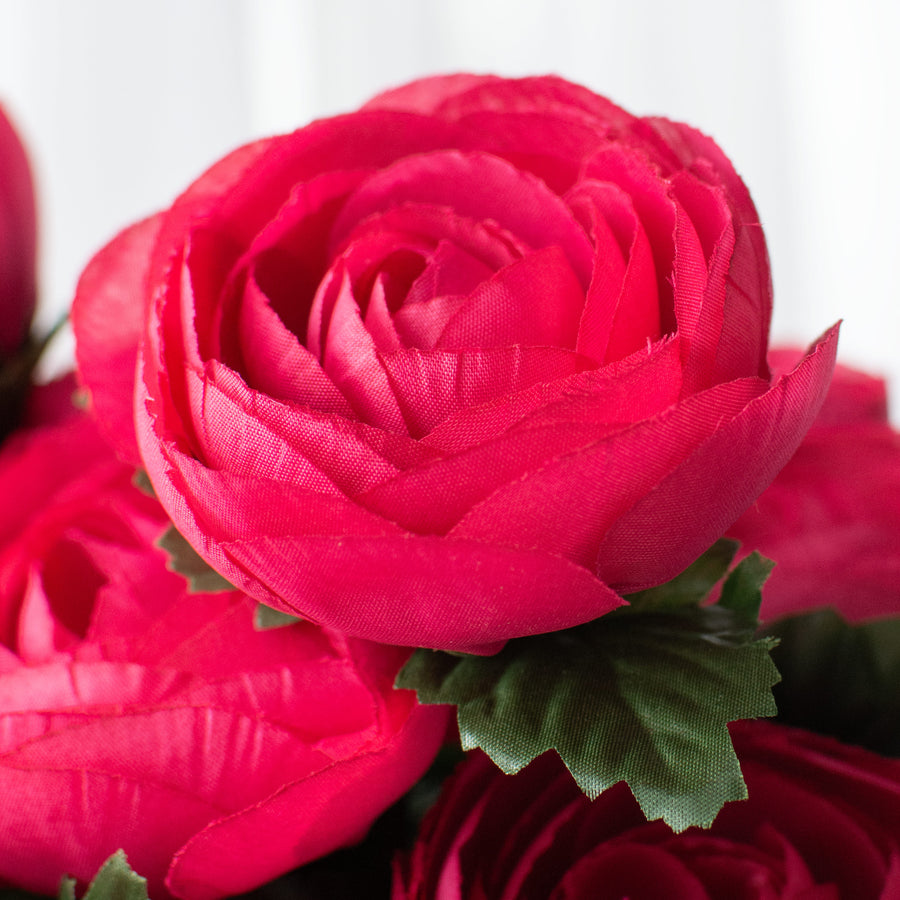20" Ranunculus Bush: Fuchsia Pink (12 Stem) Lifestyle Photo
