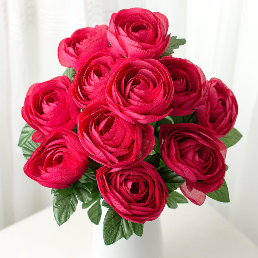 20" Ranunculus Bush: Fuchsia Pink (12 Stem) Item Number: 63329BT