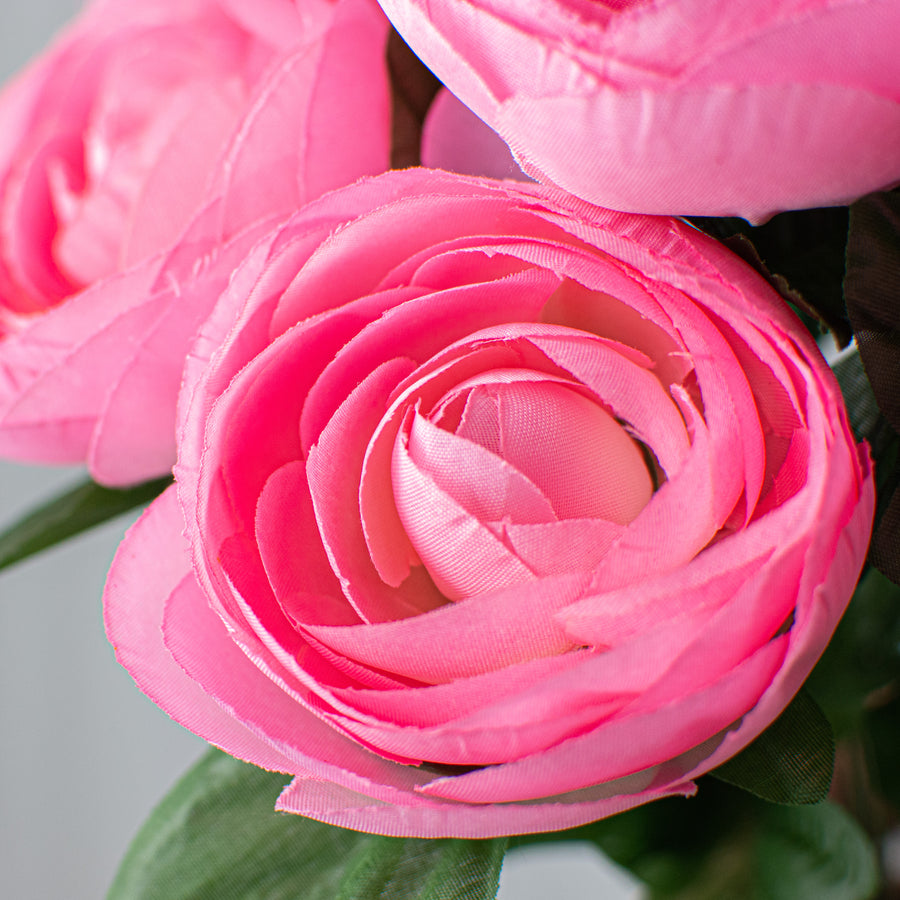 20" Ranunculus Bush: Pink (12 Stem) Lifestyle Photo