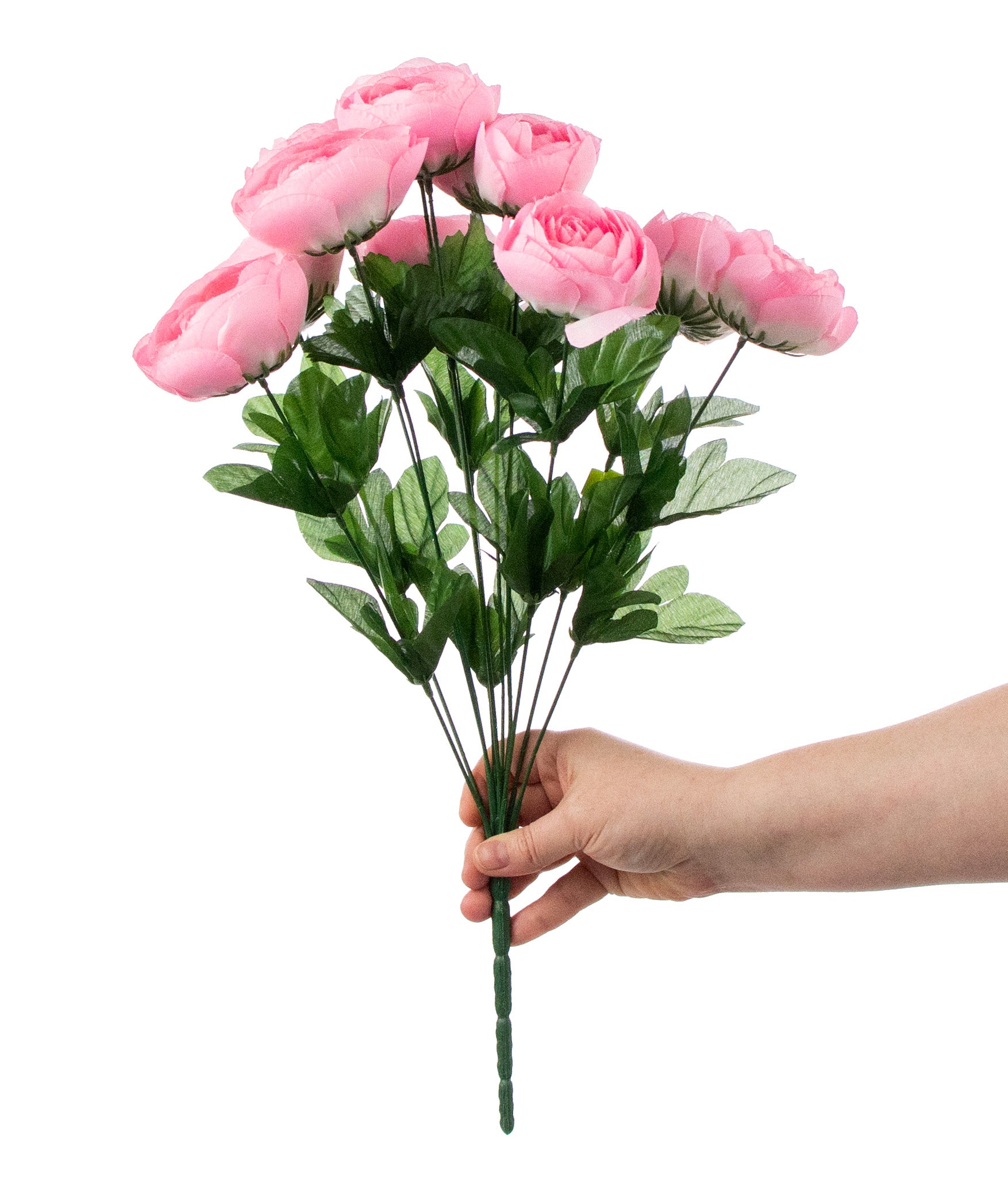 20" Ranunculus Bush: Pink (12 Stem) detail photo 3