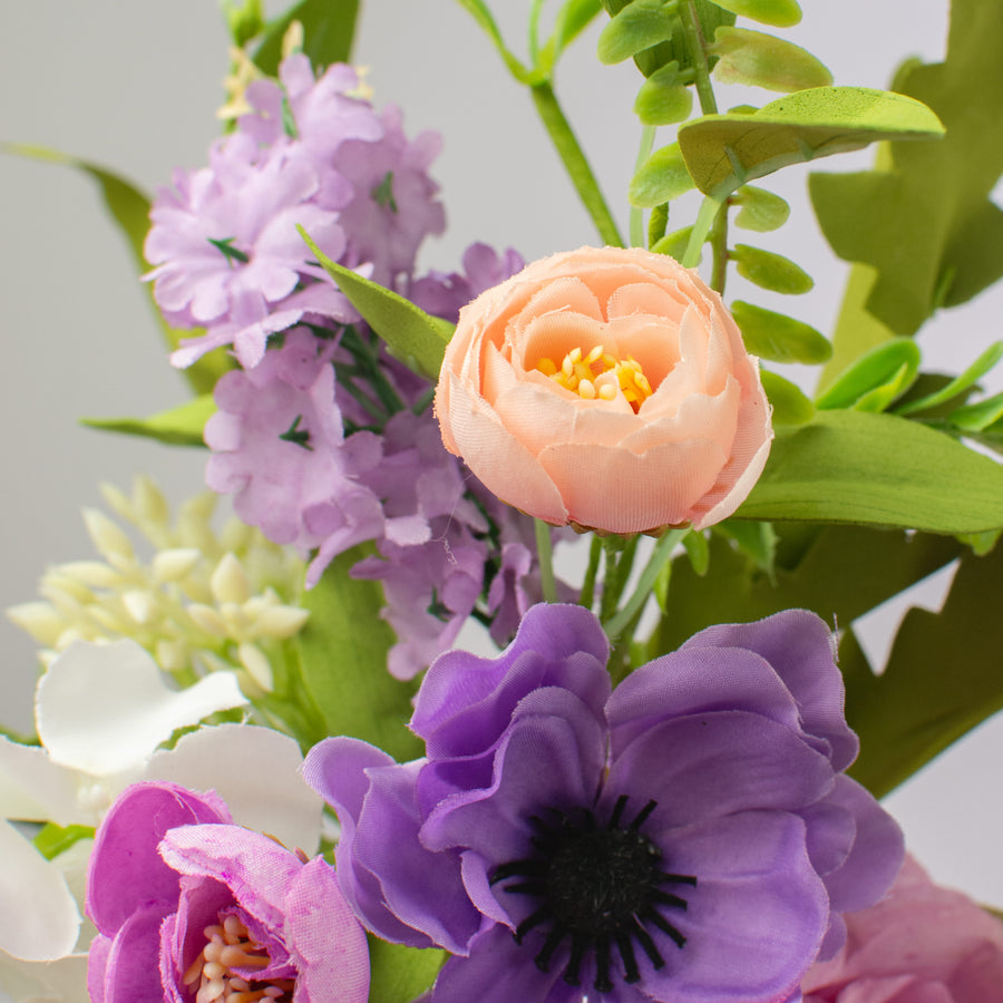18" Ranunculus Lilac Bush detail photo 4