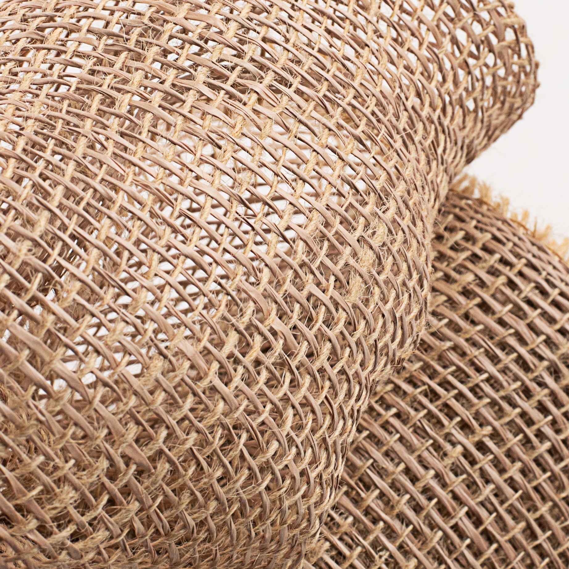10" Poly Burlap & Jute Mesh: Natural