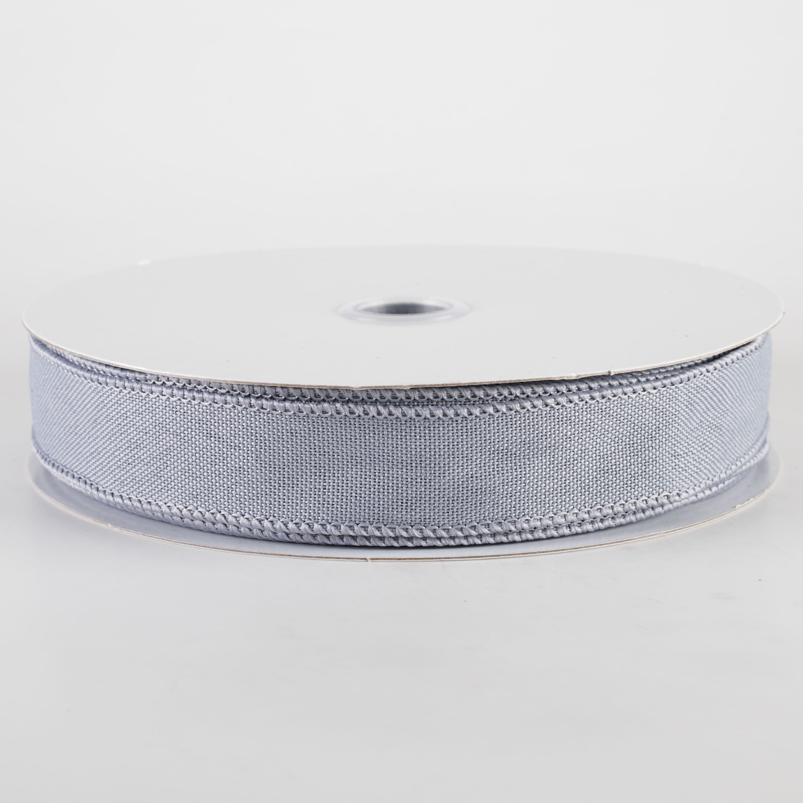 7/8" Value Faux Burlap Ribbon: Grey (25 Yards)