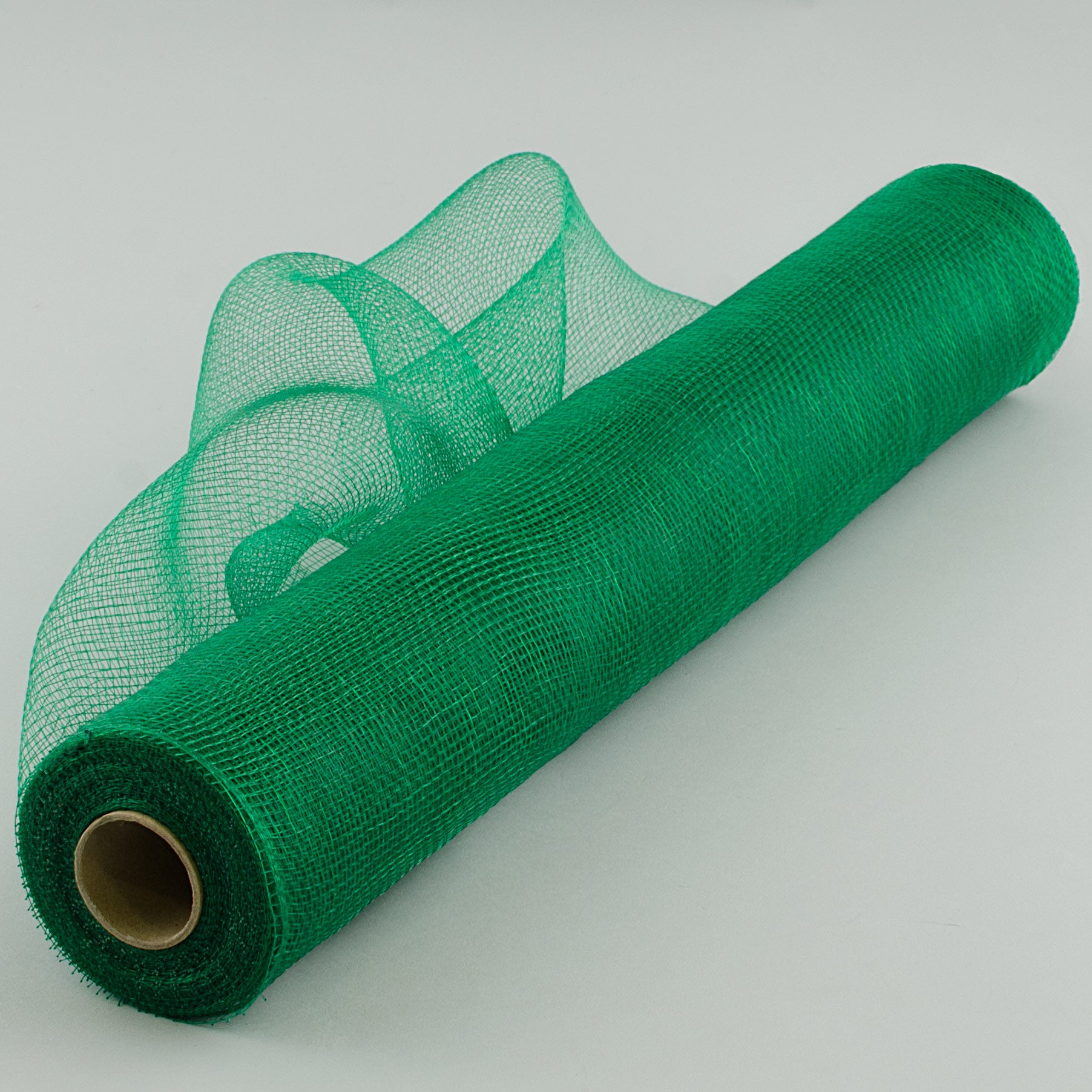 21" Poly Deco Mesh: Emerald Green