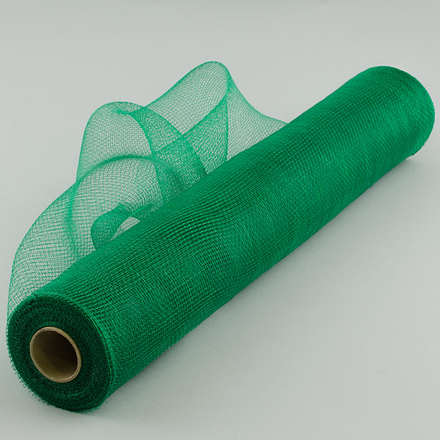 21" Poly Deco Mesh: Emerald Green