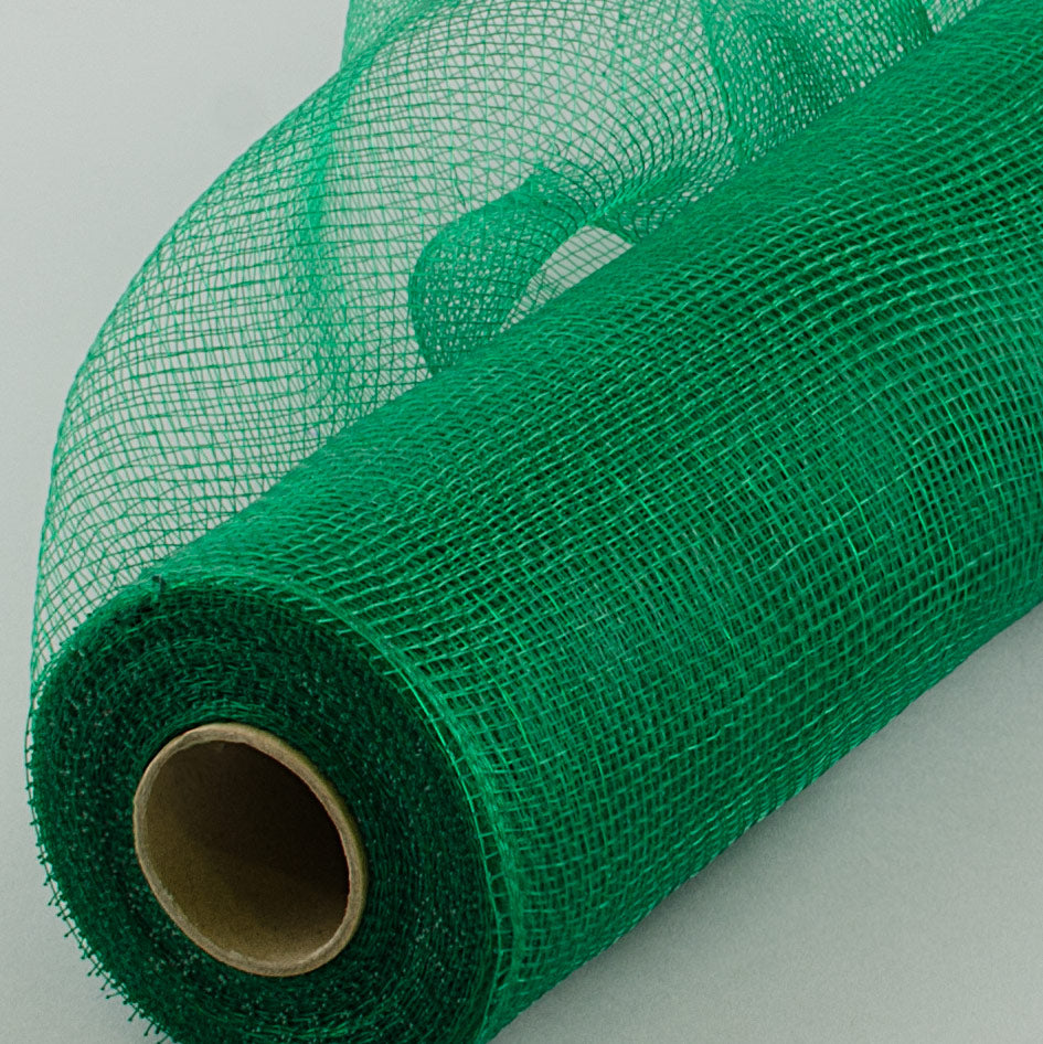 21" Poly Deco Mesh: Emerald Green