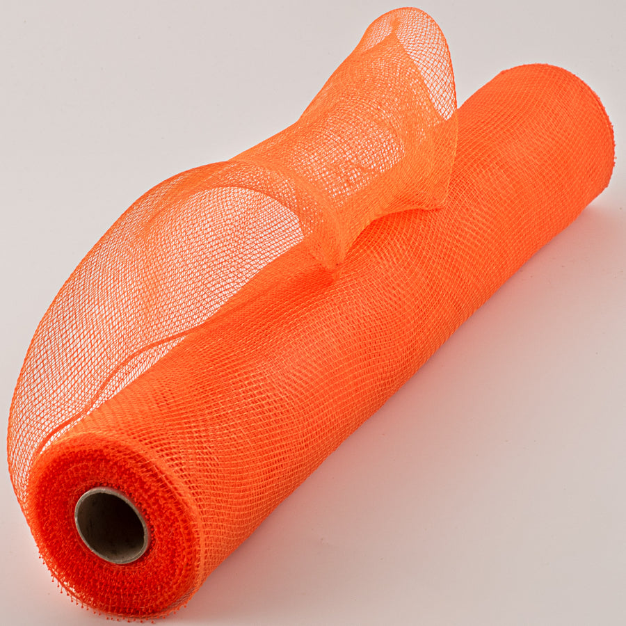 21" Poly Deco Mesh: Orange