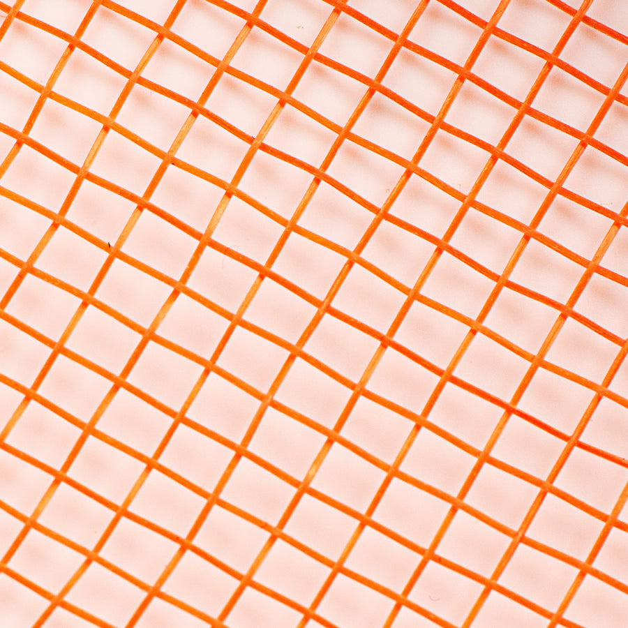 21" Poly Deco Mesh: Orange