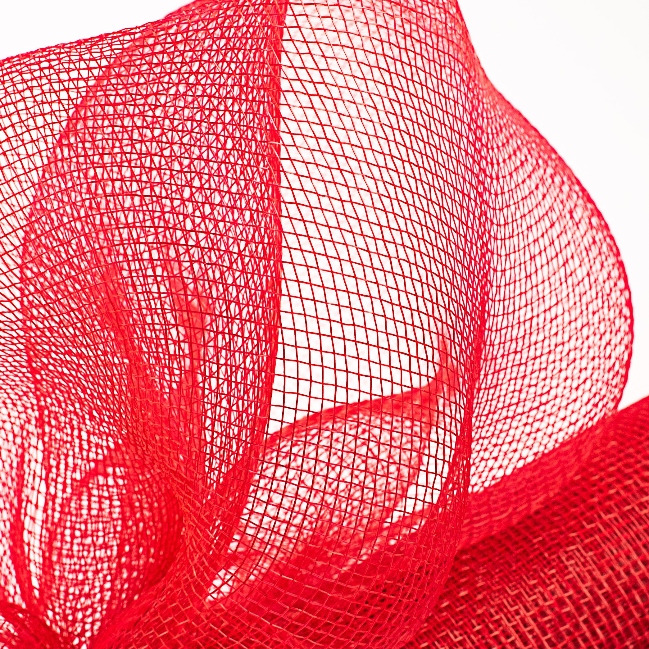 21" Poly Deco Mesh: Red