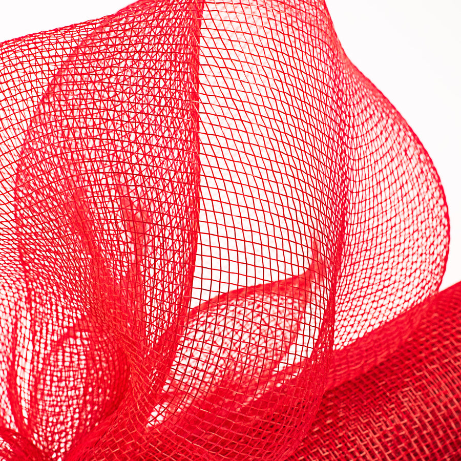 21" Poly Deco Mesh: Red