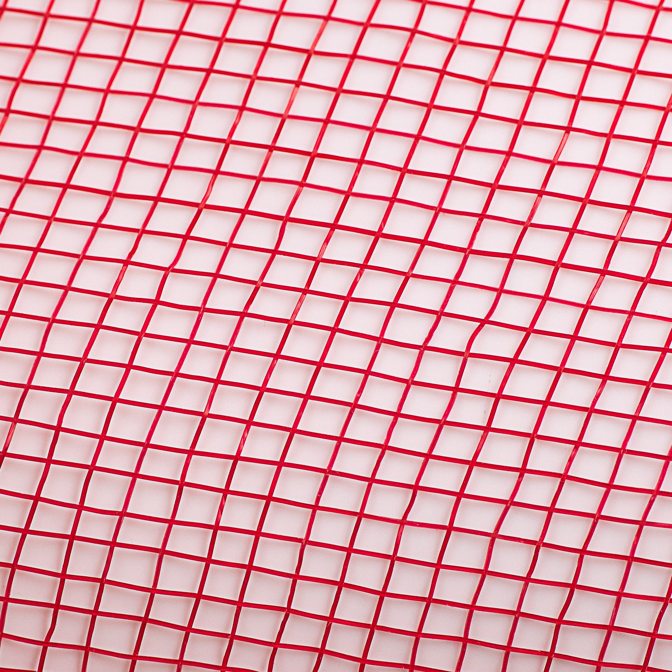 21" Poly Deco Mesh: Red