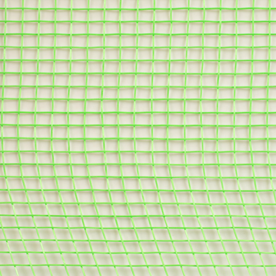 21" Poly Deco Mesh: Lime Green