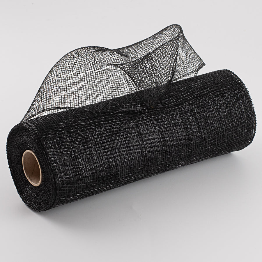 10" Poly Deco Mesh: Black