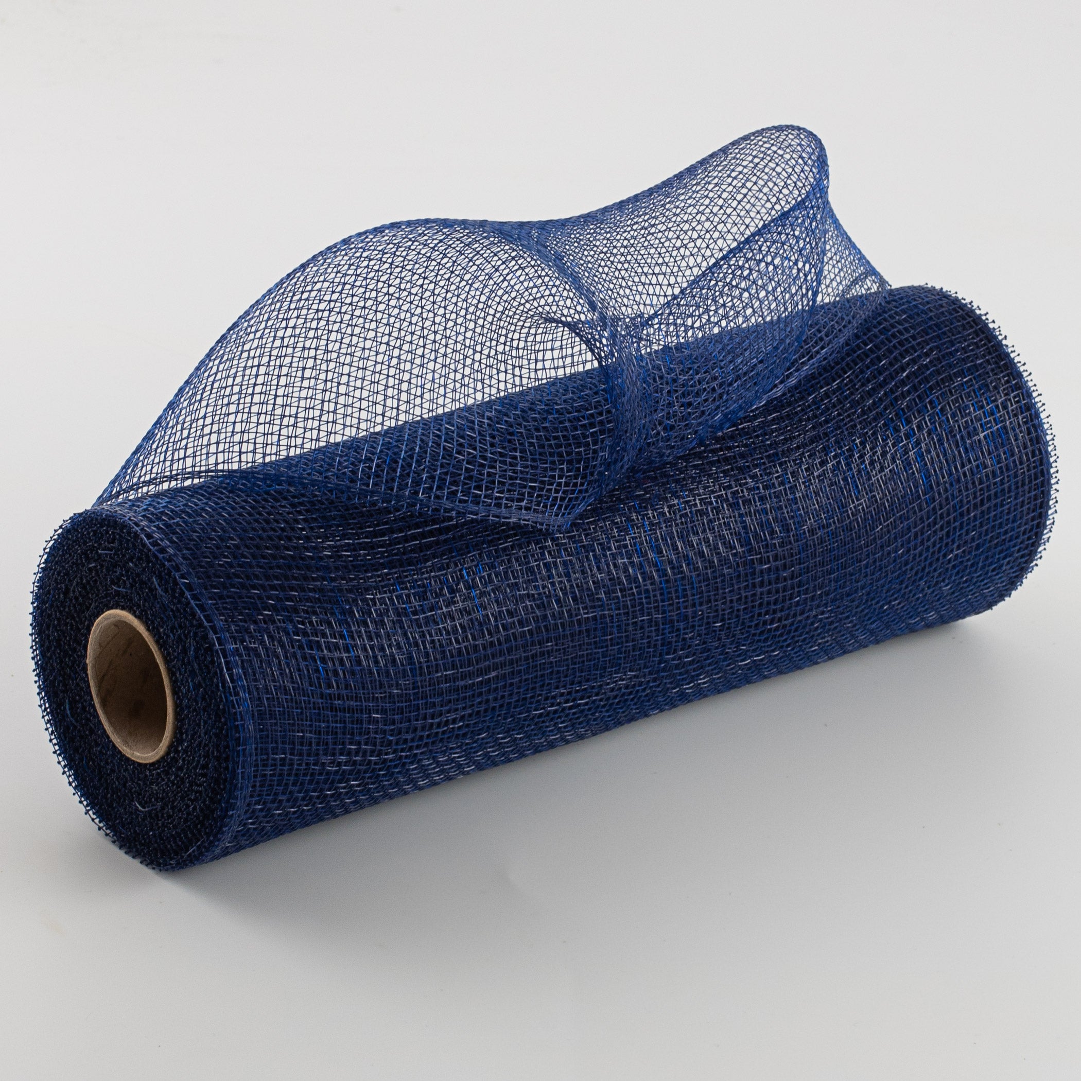 10" Poly Deco Mesh: Navy Blue
