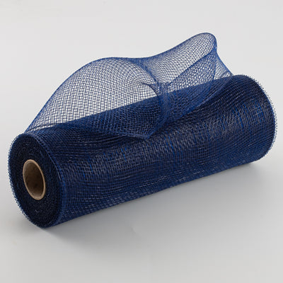 10" Poly Deco Mesh: Navy Blue