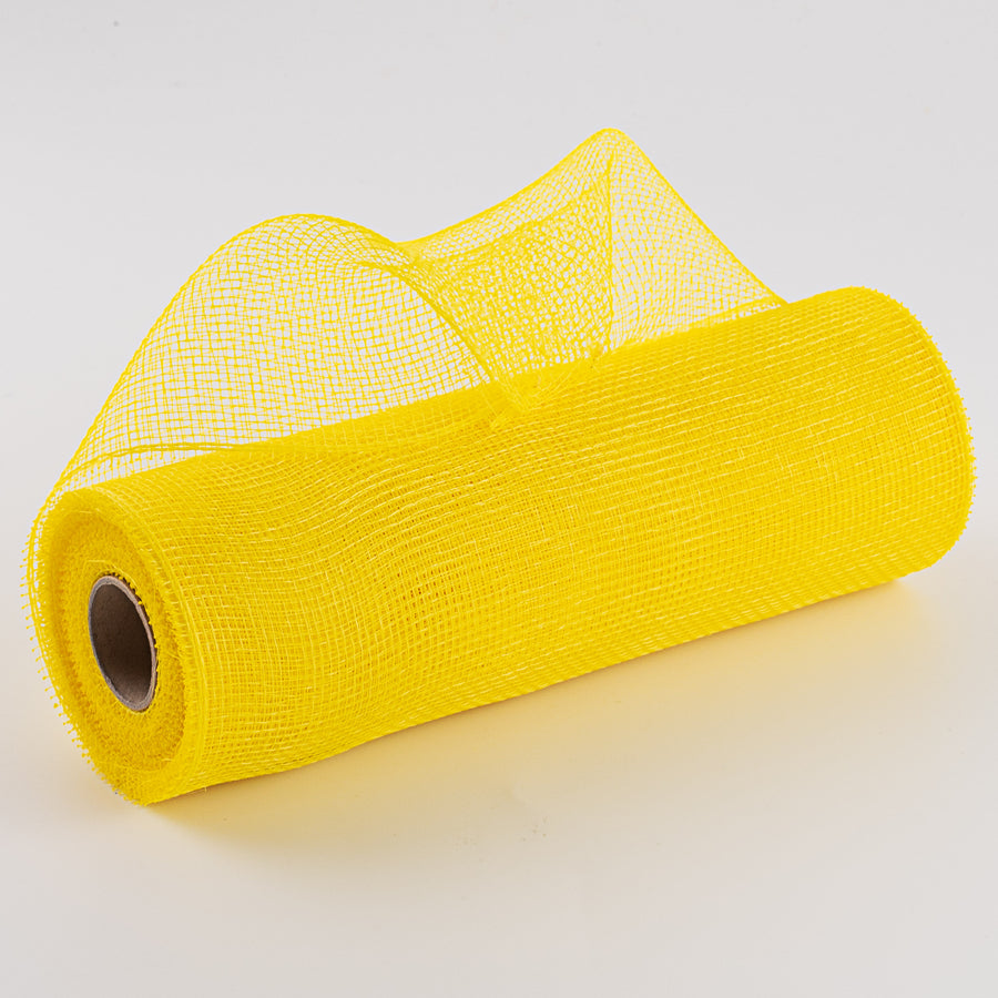 10" Poly Deco Mesh: Yellow