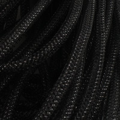 Deco Flex Tubing Ribbon: Metallic Black (30 Yards)