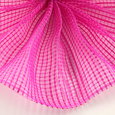 10" Wide Strip Mesh: Hot Pink