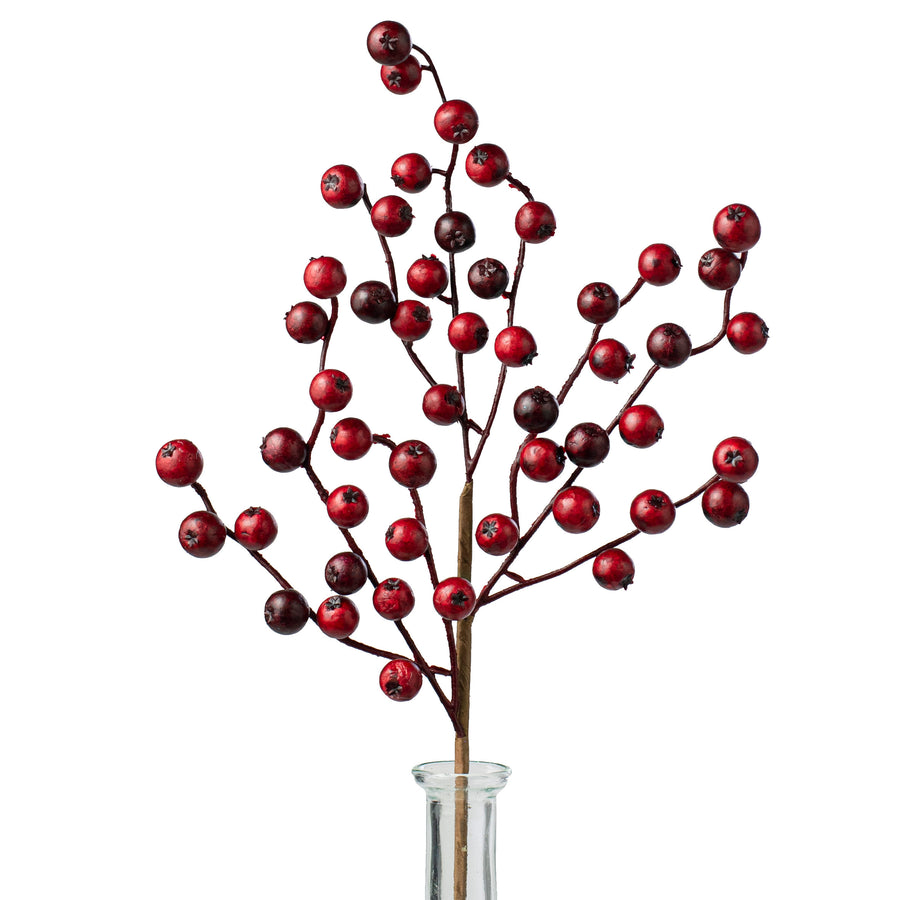 17" Red Berry Spray: Matte Finish Item Number: EW006277
