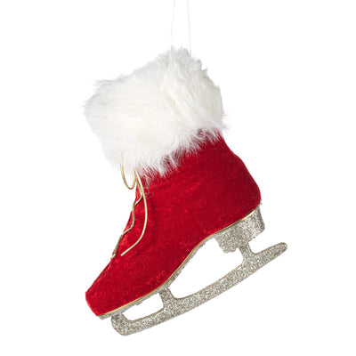 7" Red Ice Skate Ornament Item Number: 85685RD