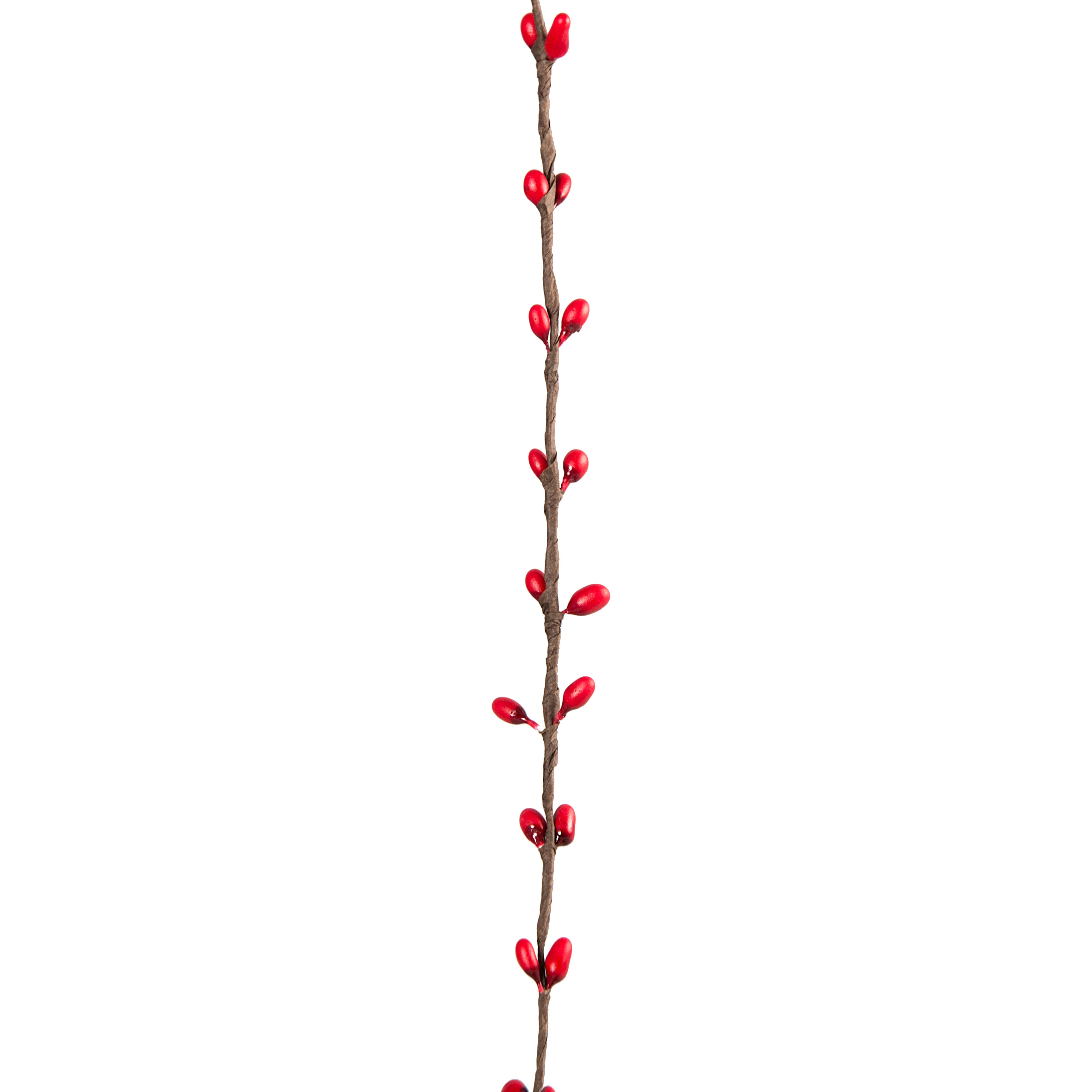 6' Red Pip Berry Wired Garland Item Number: ISB61013
