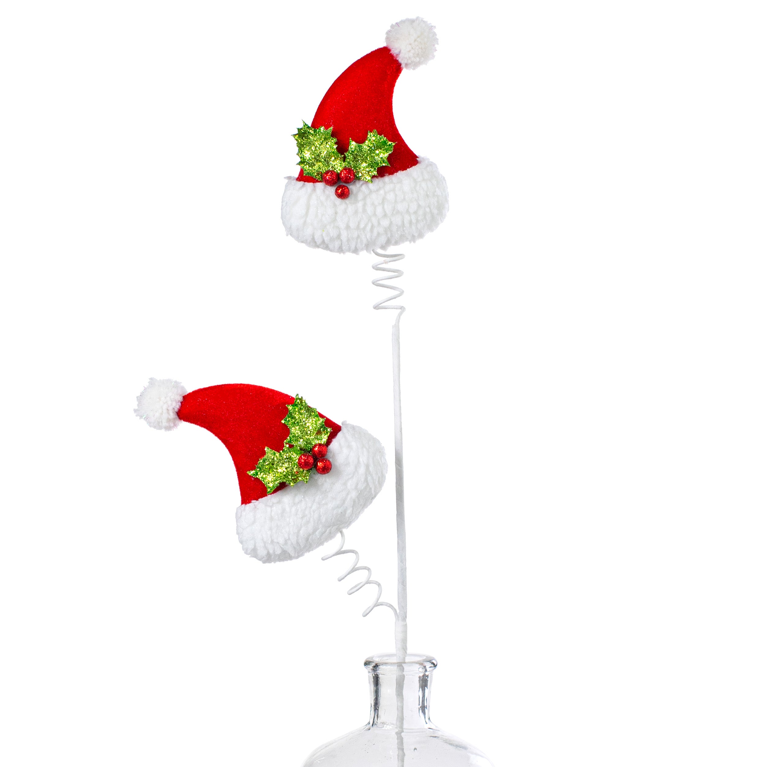 27" Red Santa Hat Spray Item Number: 85686RD