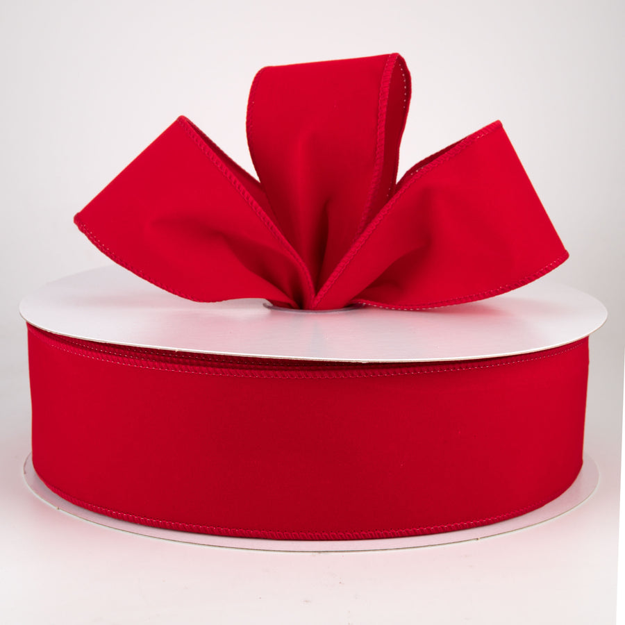2.5" Red Velvet Ribbon (50 Yards) Lifestyle Photo