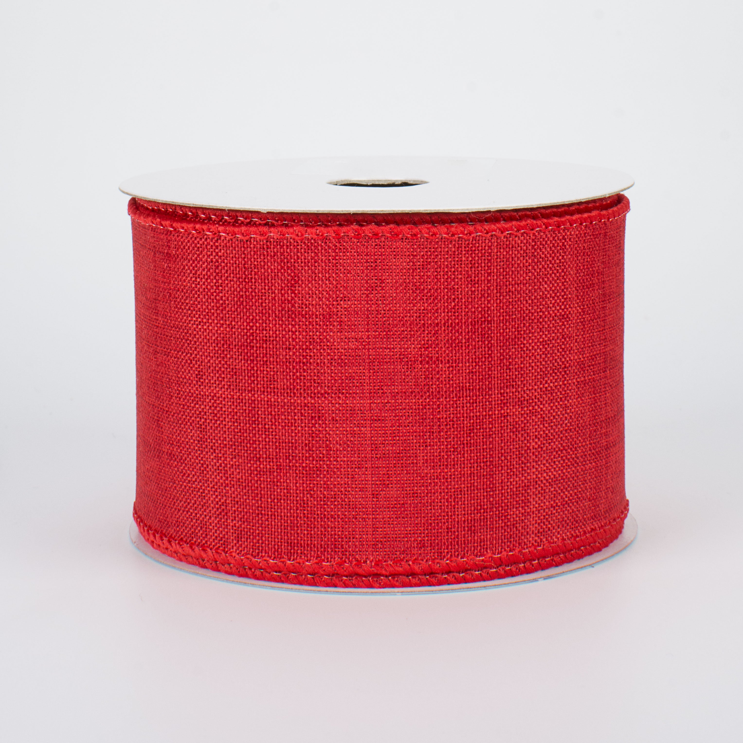 2.5" Royal Canvas Ribbon: Red (10 Yards)