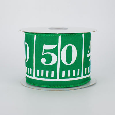 2.5" Green Football Field Marker Ribbon (10 Yards)