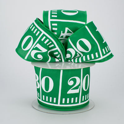 2.5" Green Football Field Marker Ribbon (10 Yards)