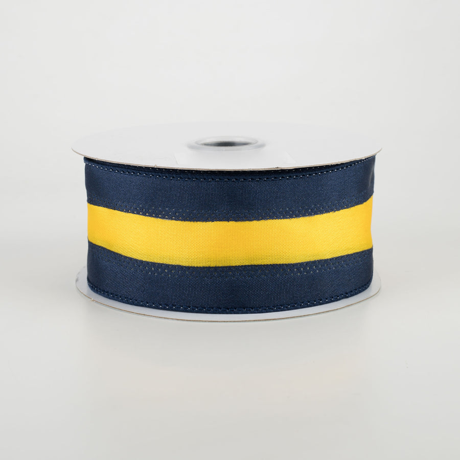 Stripe Webbing in Navy & Bright Blue Stripe Webbing in Navy & Bright Blue