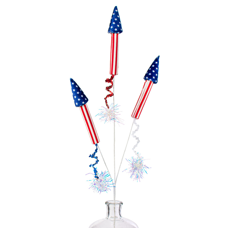 31" Rocket Spray: Red, White, Blue Item Number: 74222RWB