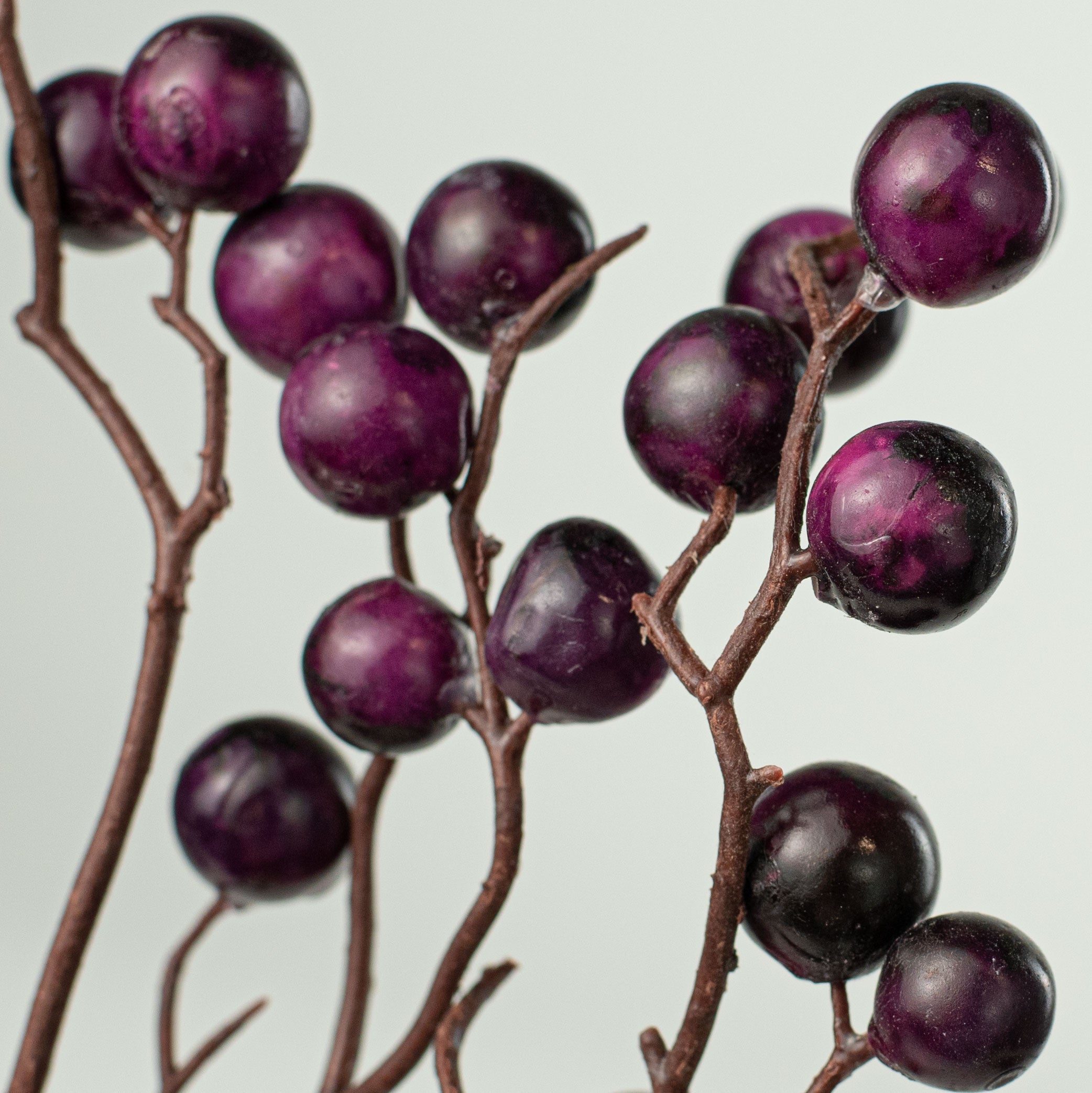 18.5" Round Berry Spray: Purple Lifestyle Photo