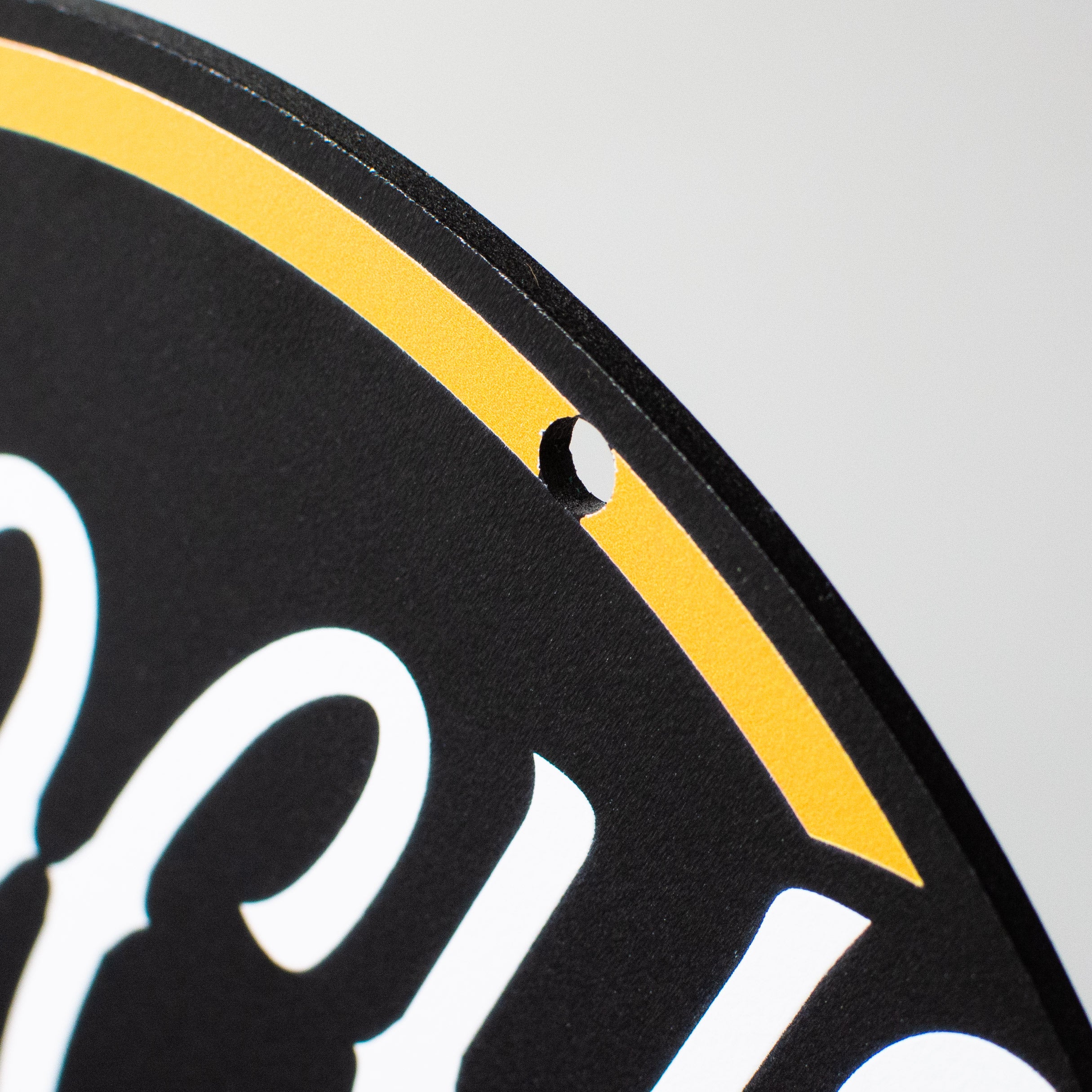 8.5" Round Waterproof Sign: Hocus Pocus Broom Co. detail photo 3