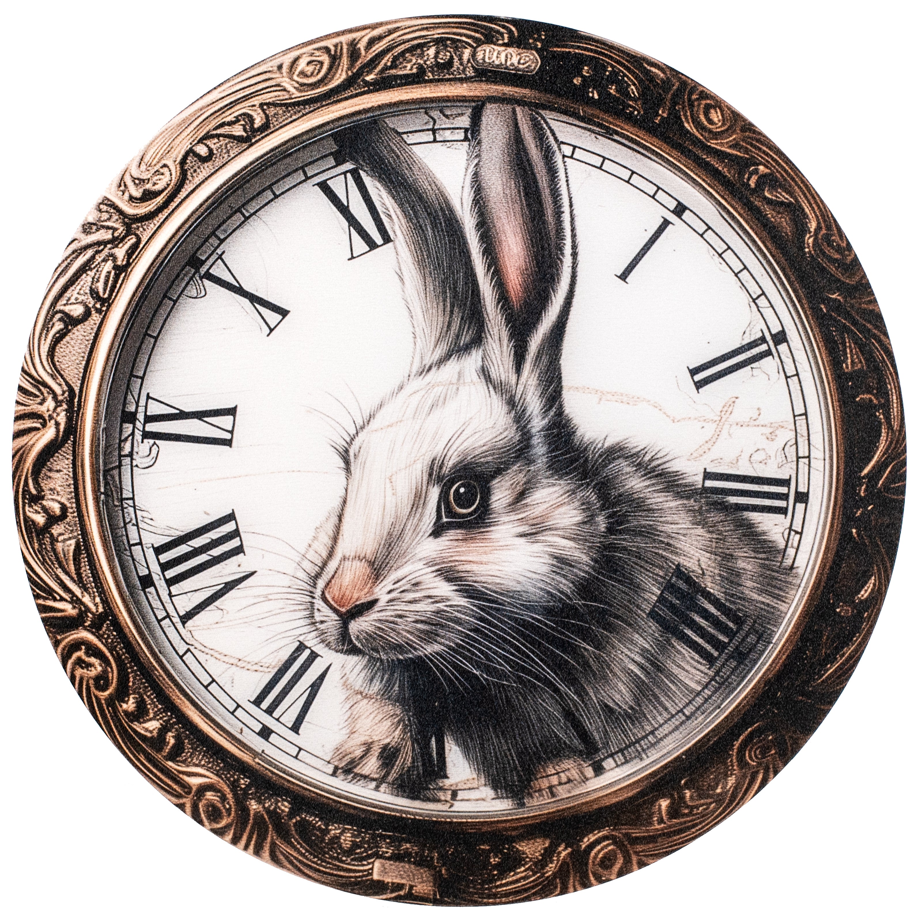 11.75" Round Waterproof Sign: Rabbit Pocketwatch Item Number: CD312002