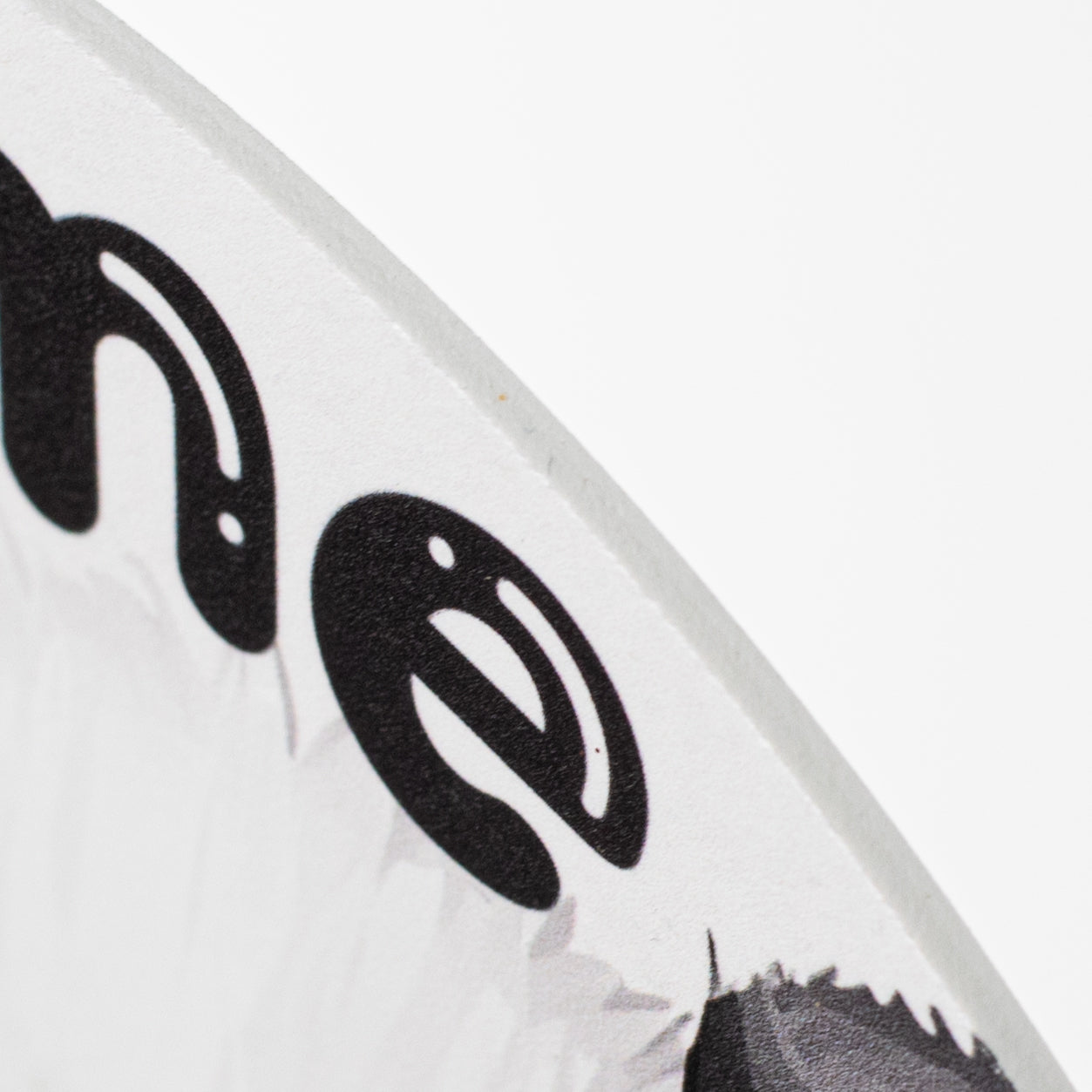 9.4" Round Waterproof Sign: Welcome Sunflower Panda detail photo 3