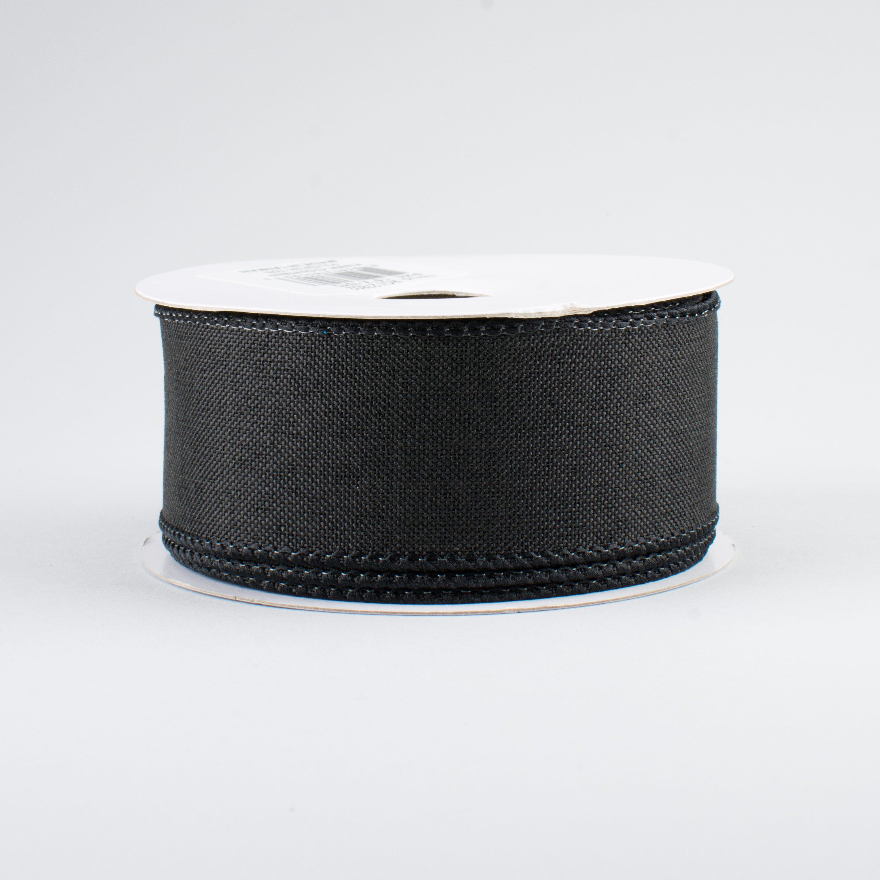 1.5" Royal Canvas Ribbon: Black (10 Yards)