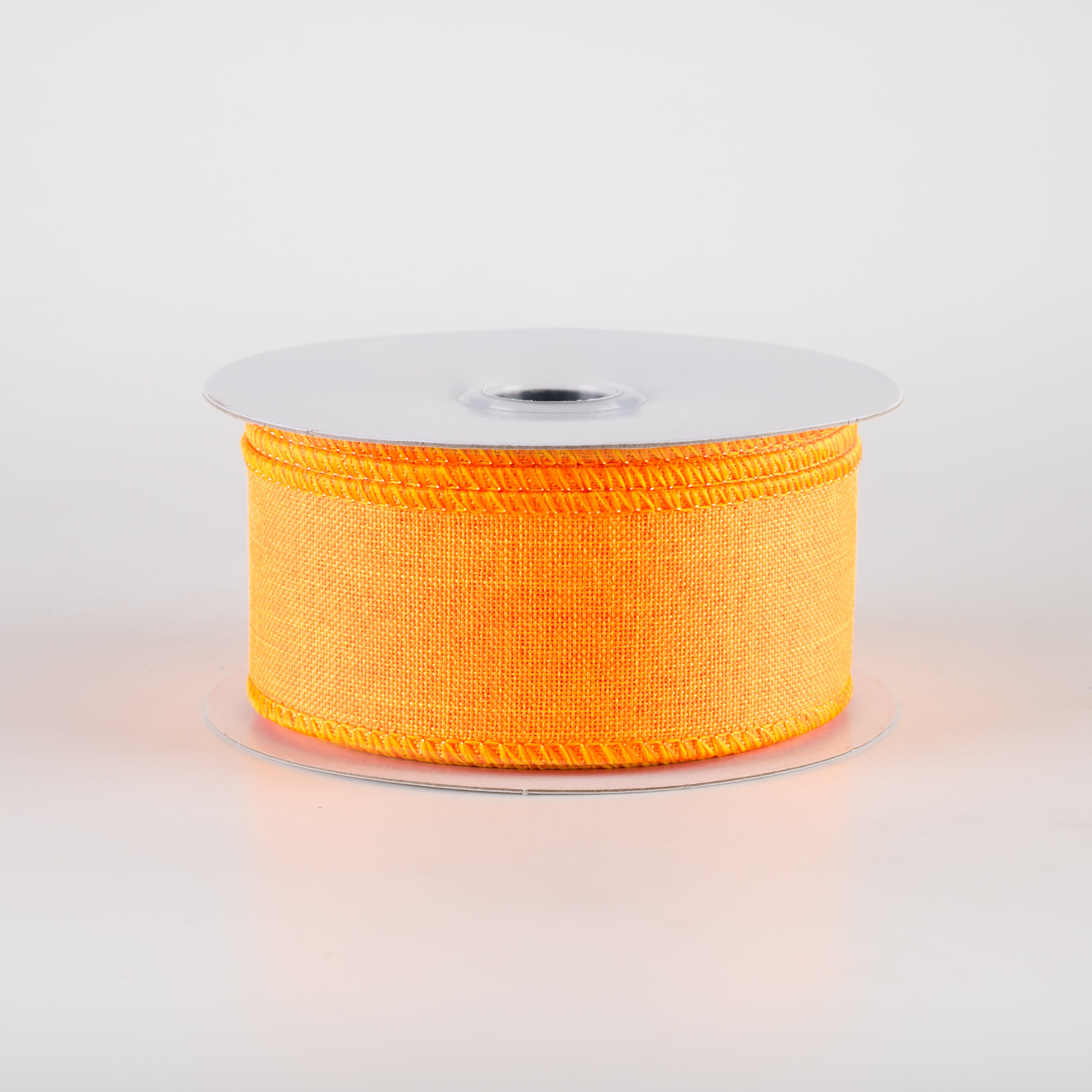 1.5" Royal Canvas Ribbon: Bright Orange (10 Yards)