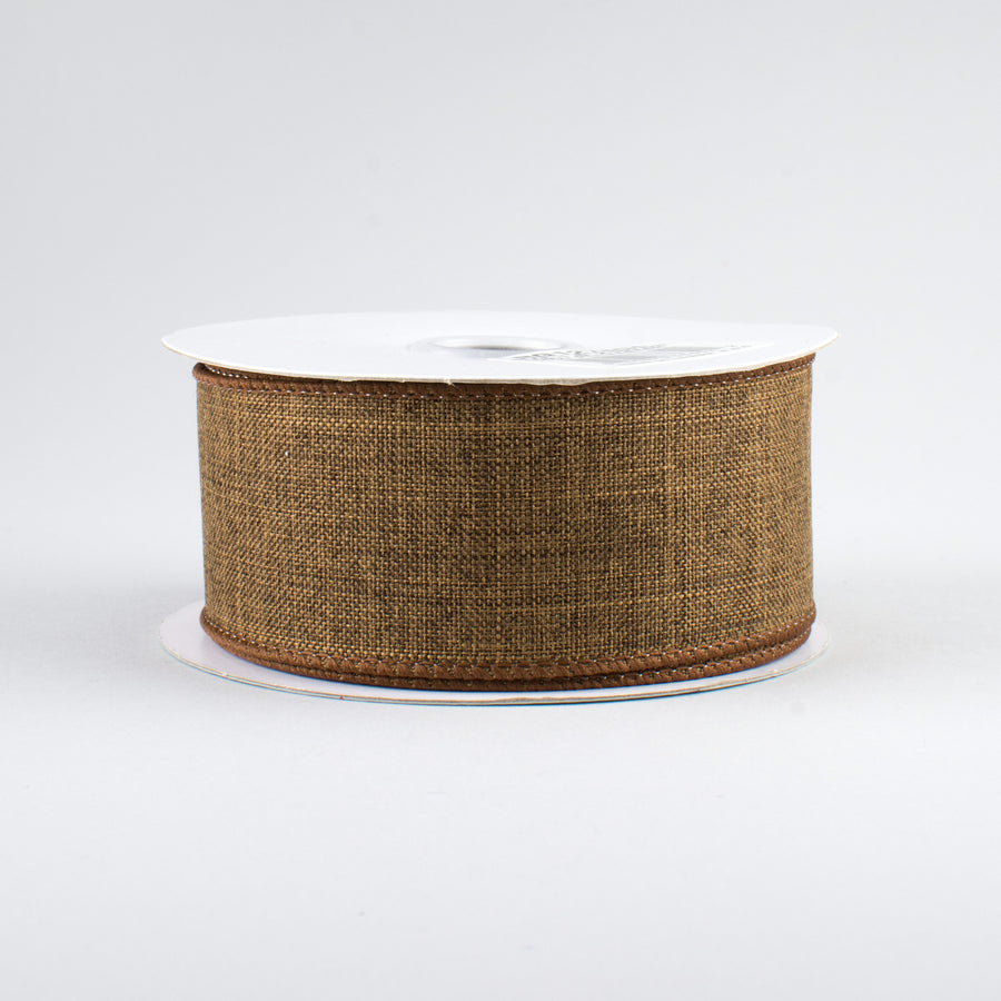 1.5" Royal Canvas Ribbon: Brown (10 Yards)