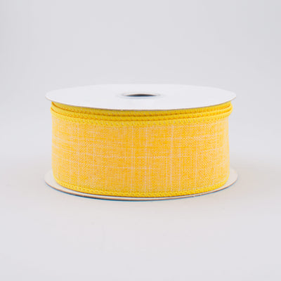1.5" Royal Canvas Ribbon: Dark Yellow (10 Yards)