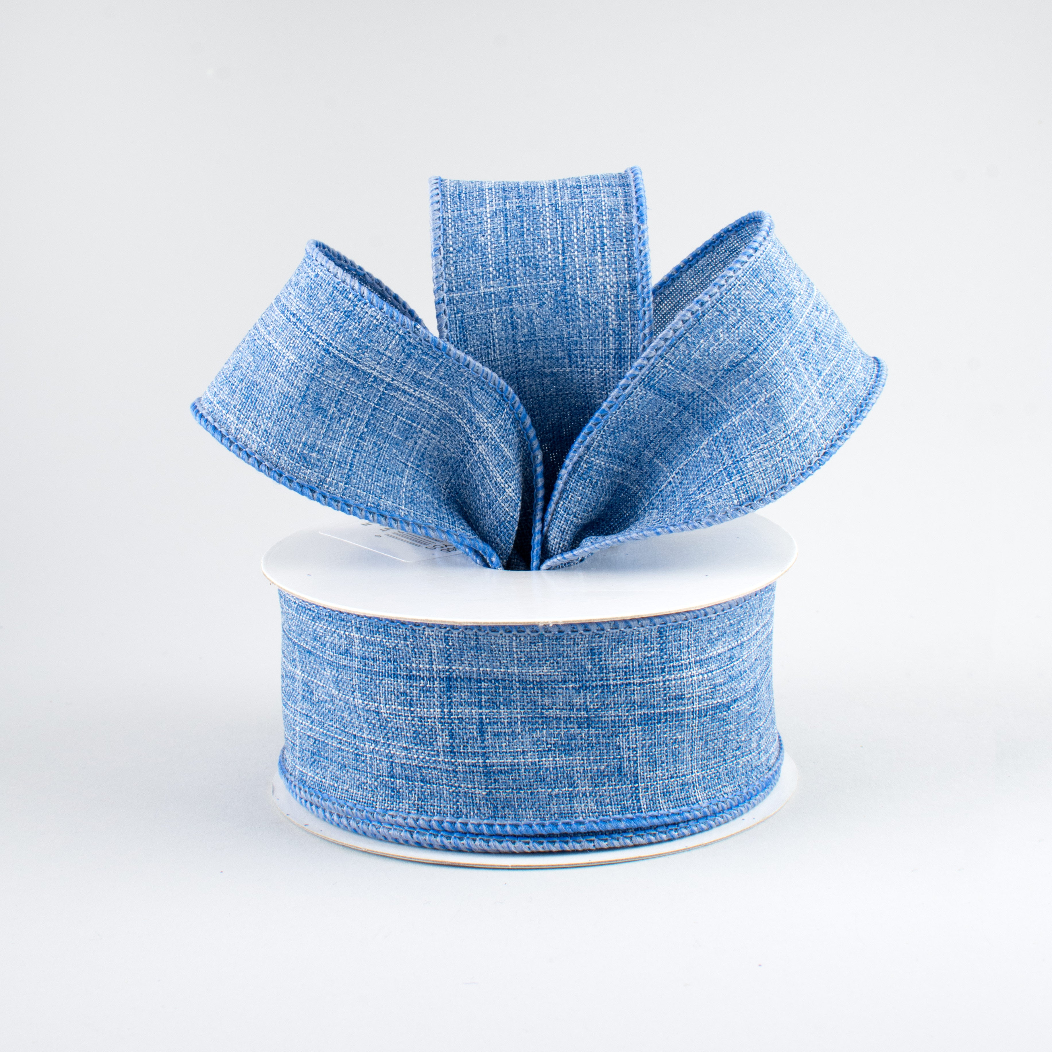 1.5" Royal Canvas Ribbon: Denim Blue (10 Yards) Lifestyle Photo