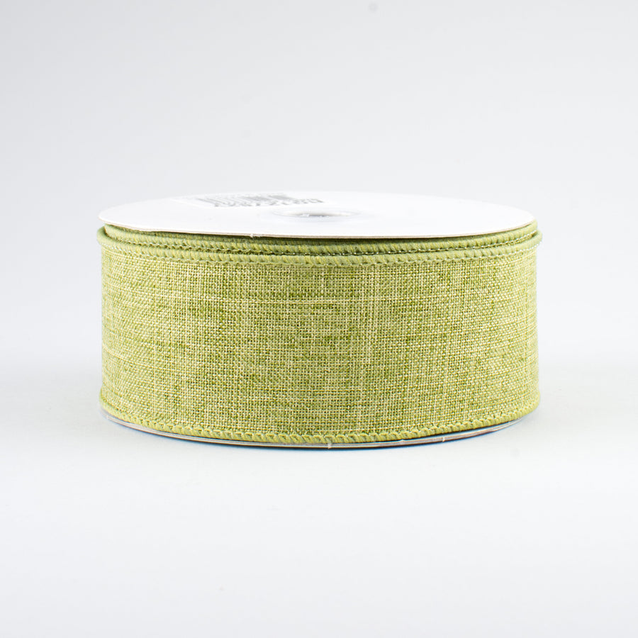 1.5" Royal Canvas Ribbon: Fern Green (10 Yards)