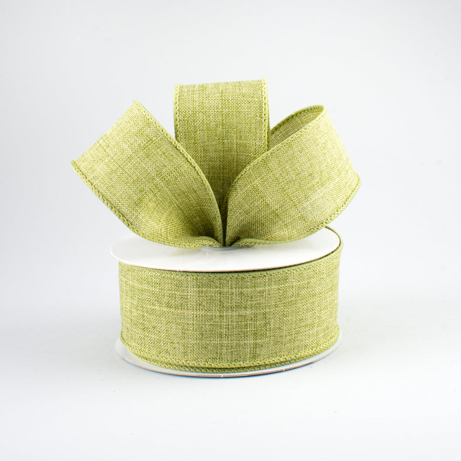 1.5" Royal Canvas Ribbon: Fern Green (10 Yards) Lifestyle Photo