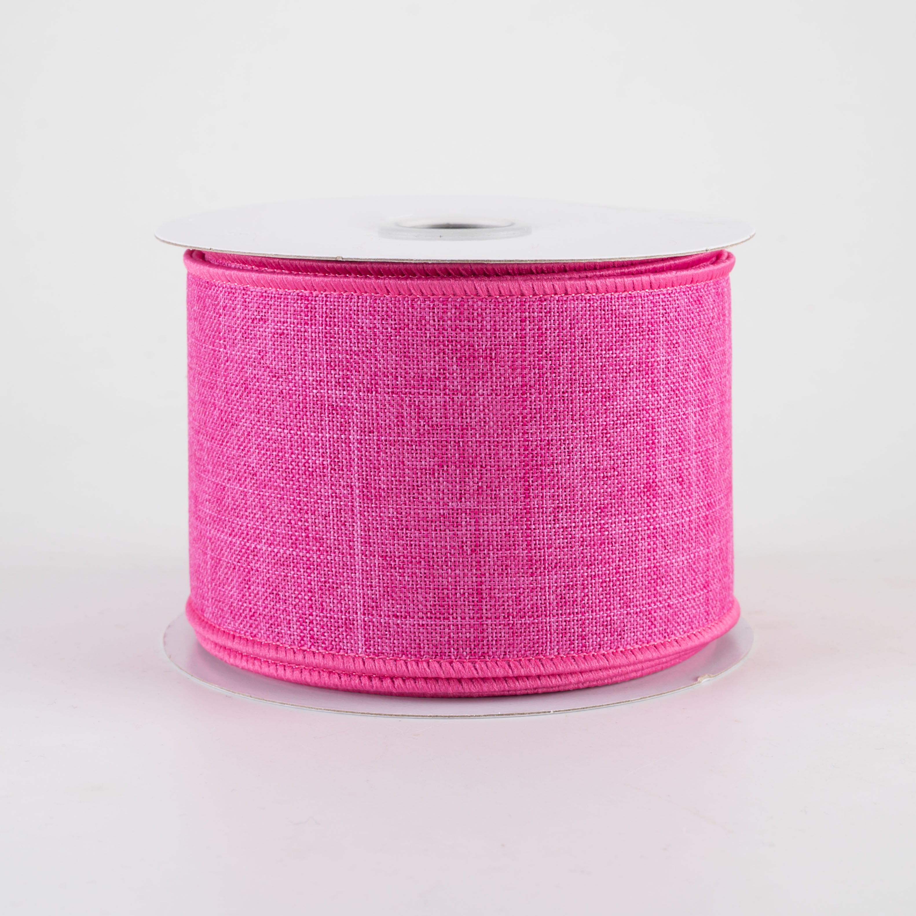 2.5" Royal Canvas Ribbon: Fuchsia Pink (10 Yards)