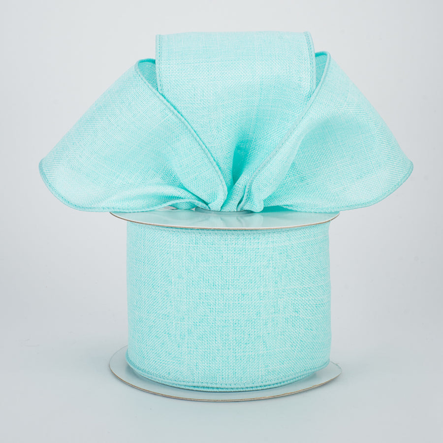 2.5" Royal Canvas Ribbon: Ice Blue (10 Yards) Lifestyle Photo