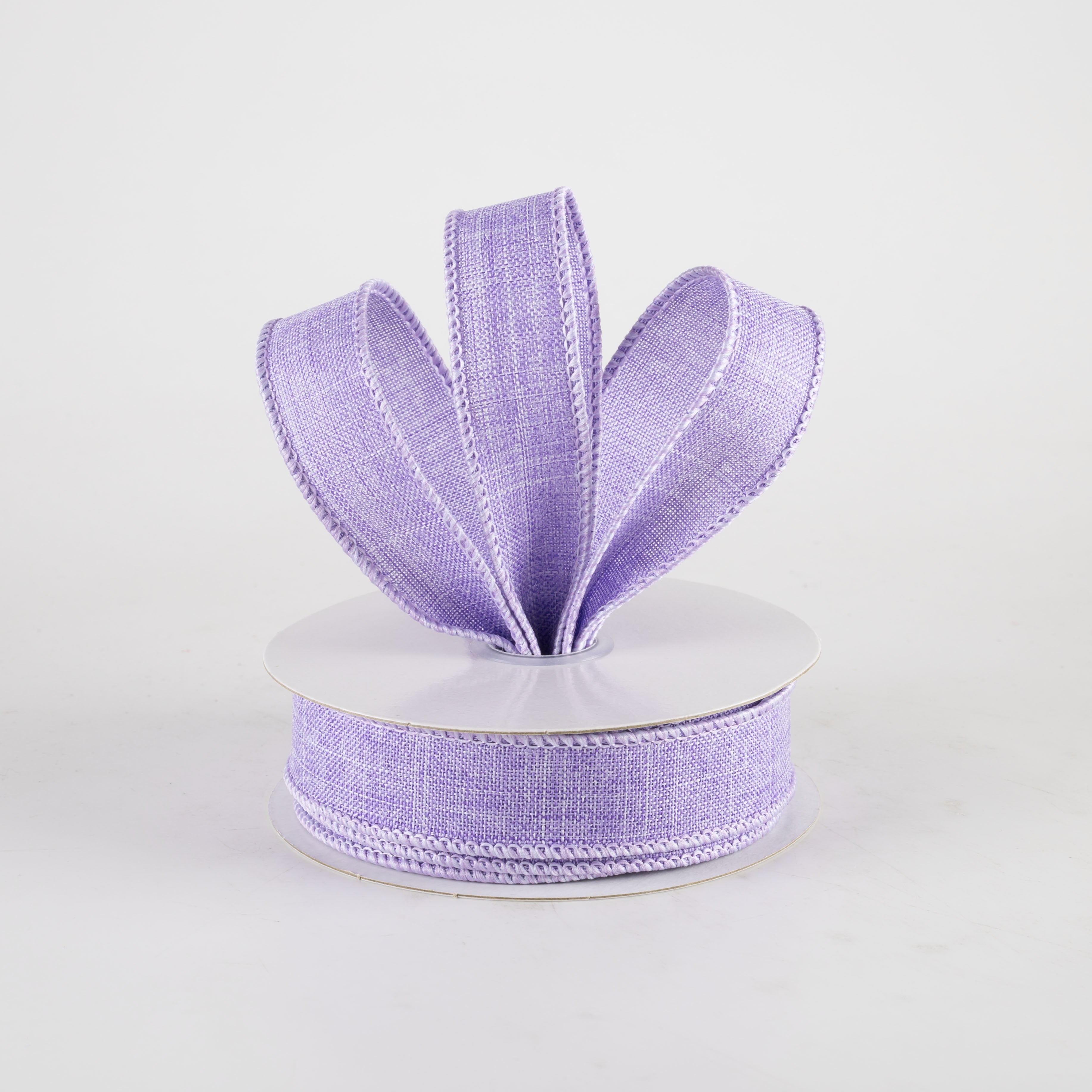 7/8" Royal Canvas Ribbon: Lavender (10 Yards) Lifestyle Photo