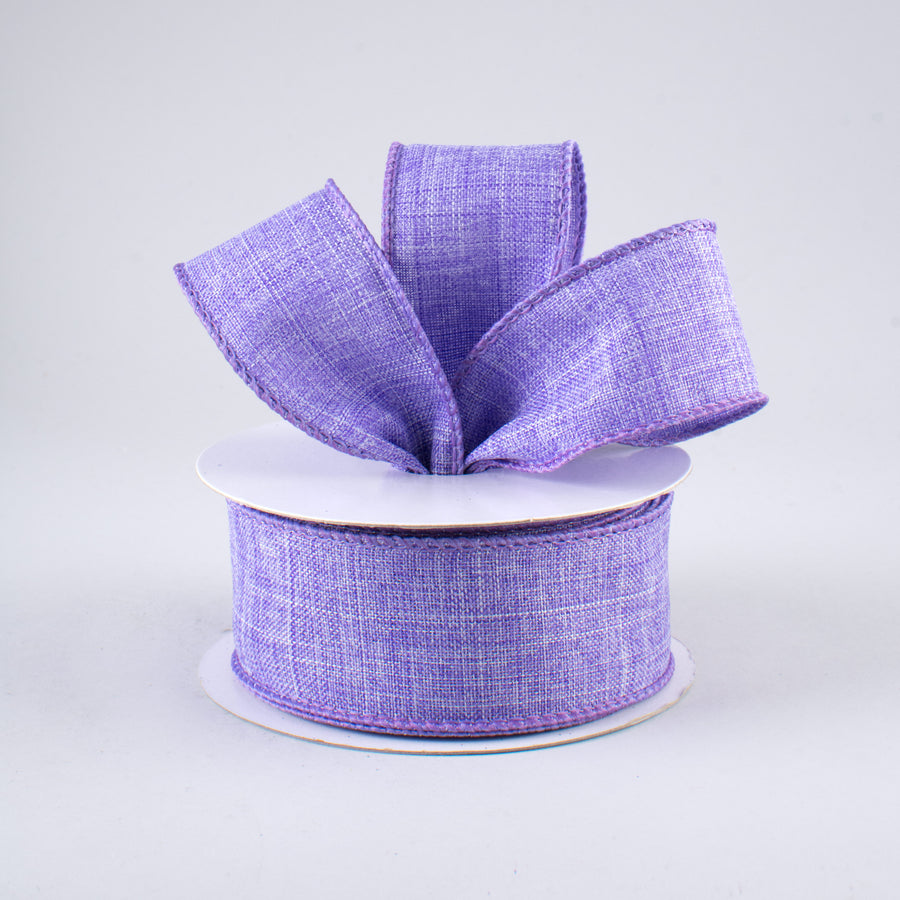 1.5" Royal Canvas Ribbon: Lavender (10 Yards) Lifestyle Photo