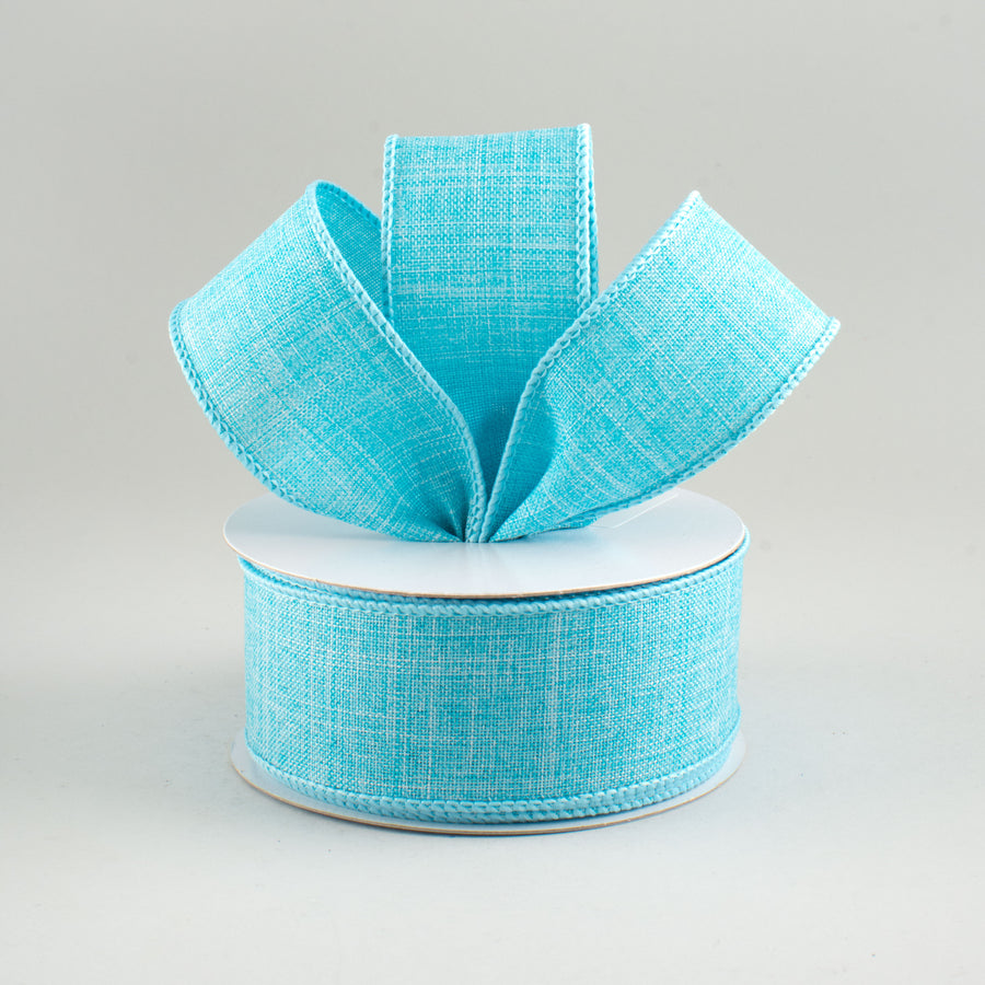 1.5" Royal Canvas Ribbon: Light Blue (10 Yards) Lifestyle Photo