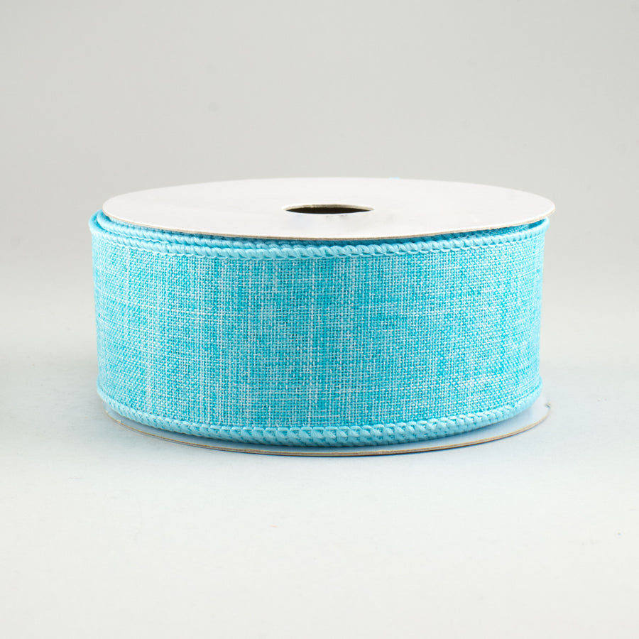 1.5" Royal Canvas Ribbon: Light Blue (10 Yards)